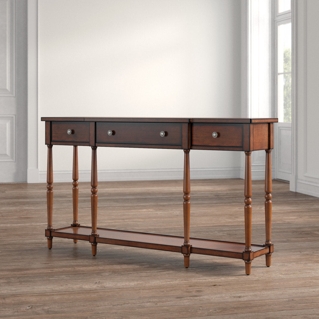 Beaumont 60" Console Table Kelly Clarkson Home Color: Antique Mahogany