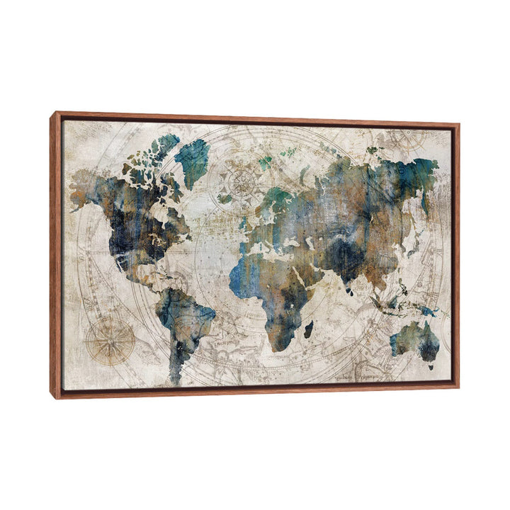 Celestial Map by Isabelle Z - Painting Print The Twillery Co.® Size: 32" H x 48" W x 1.5" D Format: Classic Wood Framed