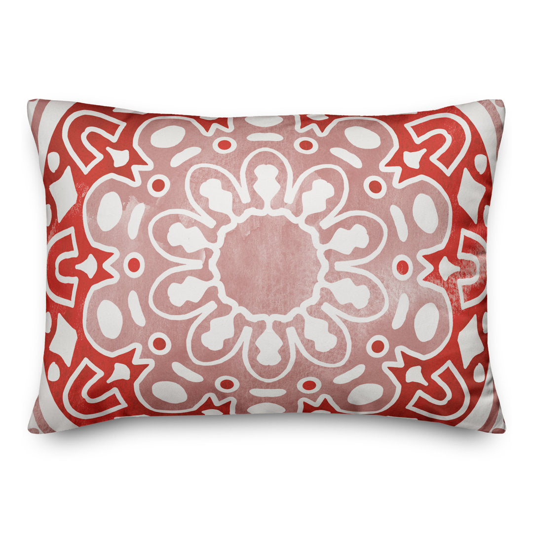 Juhasz Outdoor Rectangular Pillow Cover & Insert Designs Direct Creative Group Color: Red