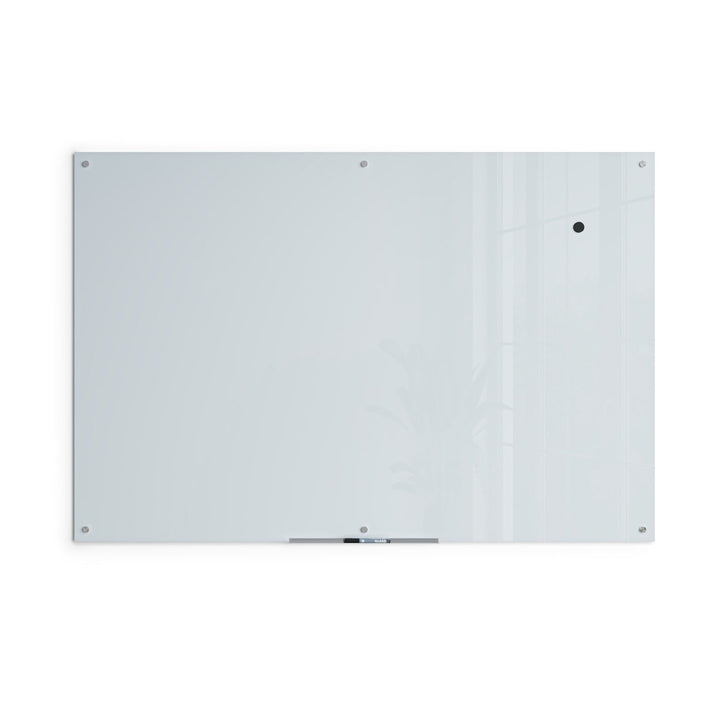 Wall Mounted Magnetic Glass Board U Brands Size: 47" x 70"