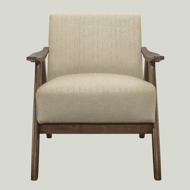 Hofstetter 72.39Cm Wide Polyester Armchair George Oliver Fabric: Light Brown Linen