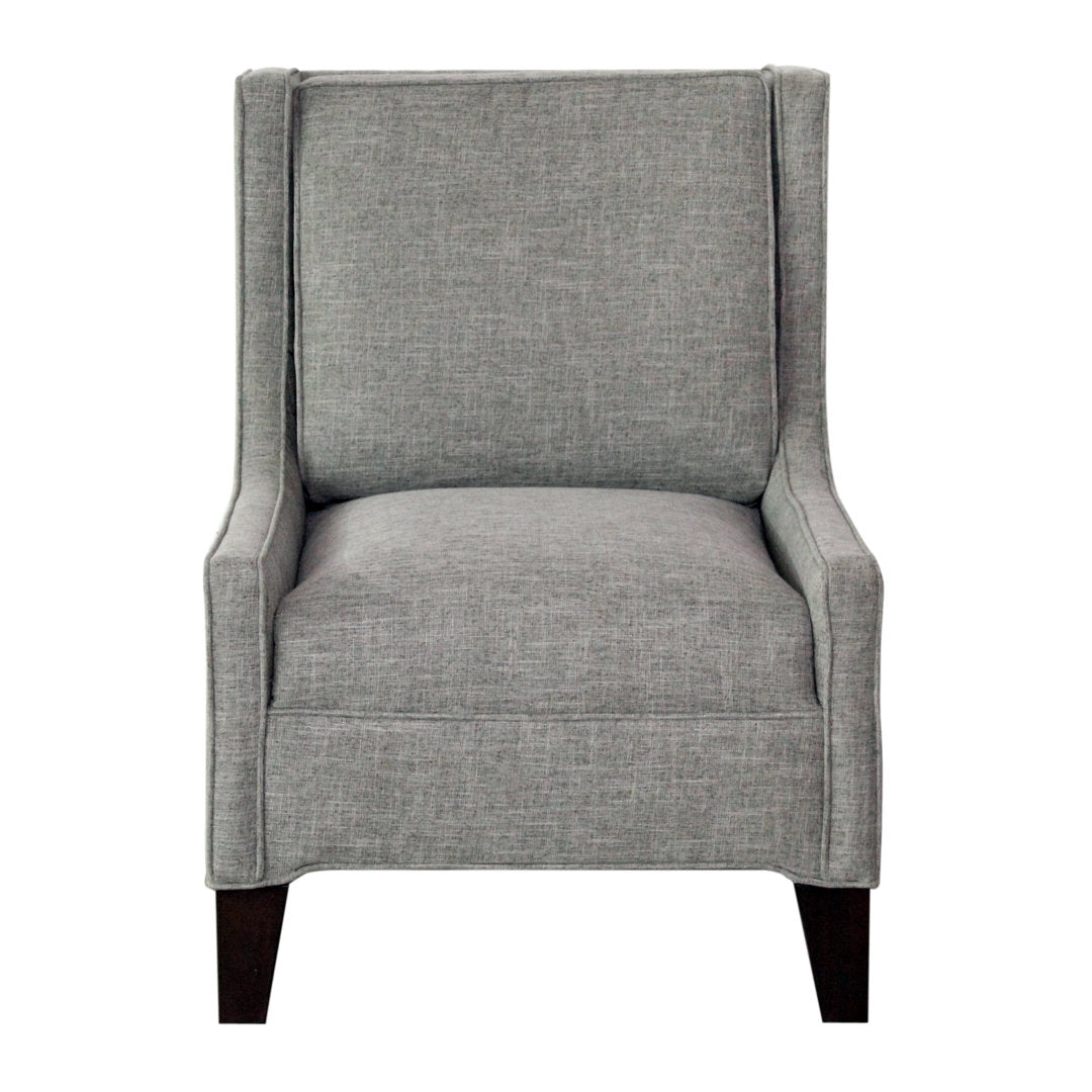 Lucy 26" W Slipper Chair Edgecombe Furniture Body Fabric: Archetype Quartz