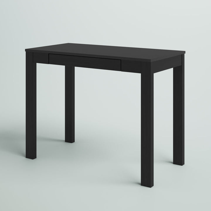 Genthner Writing Desk with Drawer Zipcode Design™ Color (Top/Frame): Black/Black
