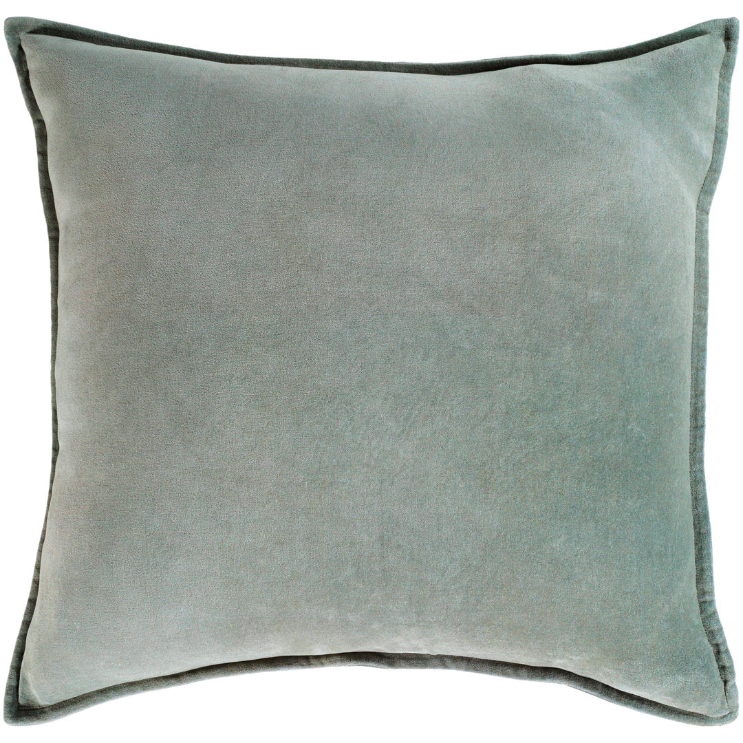 Edgar Square 100% Cotton Pillow RE/FINE™ Color: Medium Gray Size: 20'' x 20''