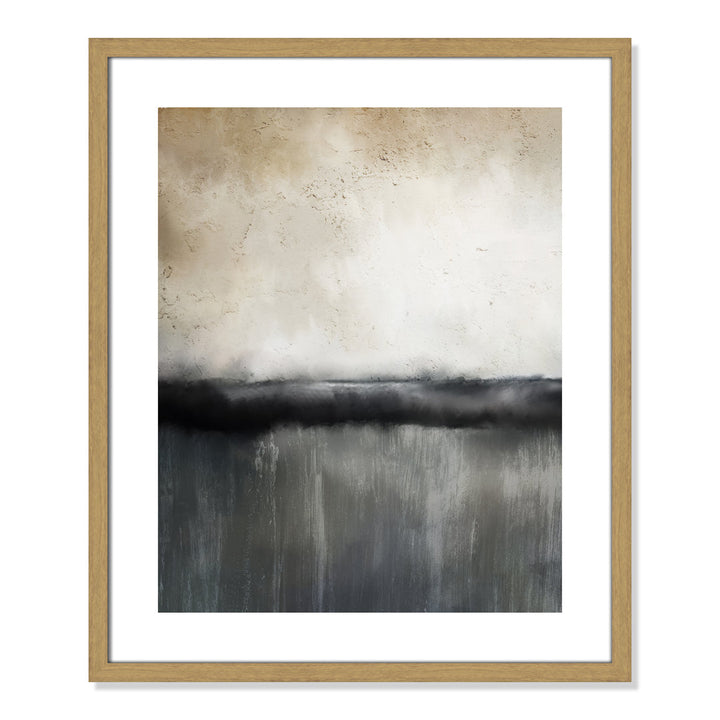 Sunset by Kimberly Allen Print Joss & Main Size: 25.5" H x 21.5" W x 0.75" D Format: Beige Wood Framed Paper