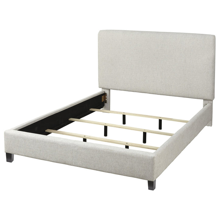 Magaw Queen Upholstered Low Profile Standard Bed Three Posts™ Color: Cream