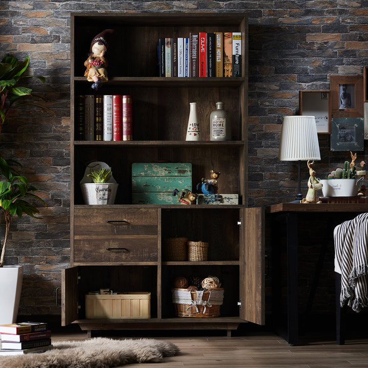Dazani 70" H x 38" W Standard Bookcase Millwood Pines