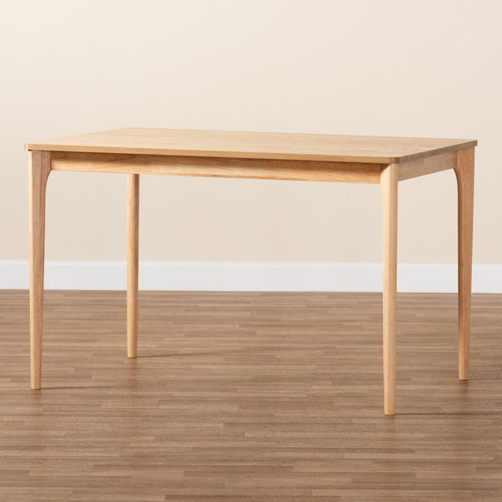 Kylani Dining Table Ebern Designs Color: Natural Oak