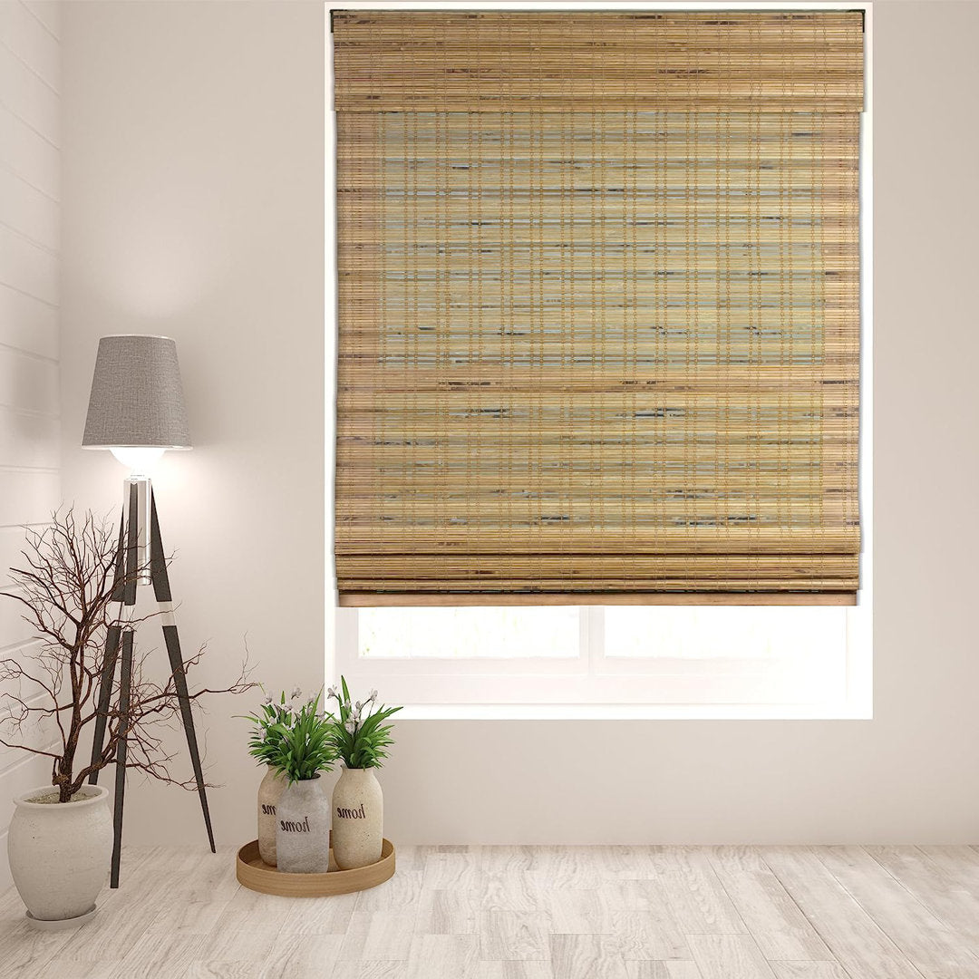 Tuscan Sheer Bamboo Roman Shades Arlo Blinds Length & Width: 35.5"W x 60"L
