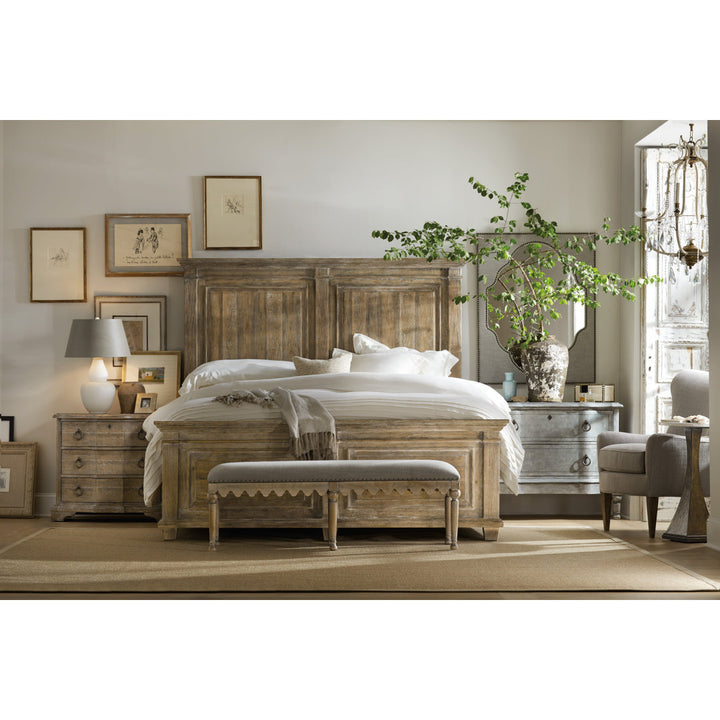 Boheme 3 - Drawer Nightstand in Light Brown Hooker Furniture