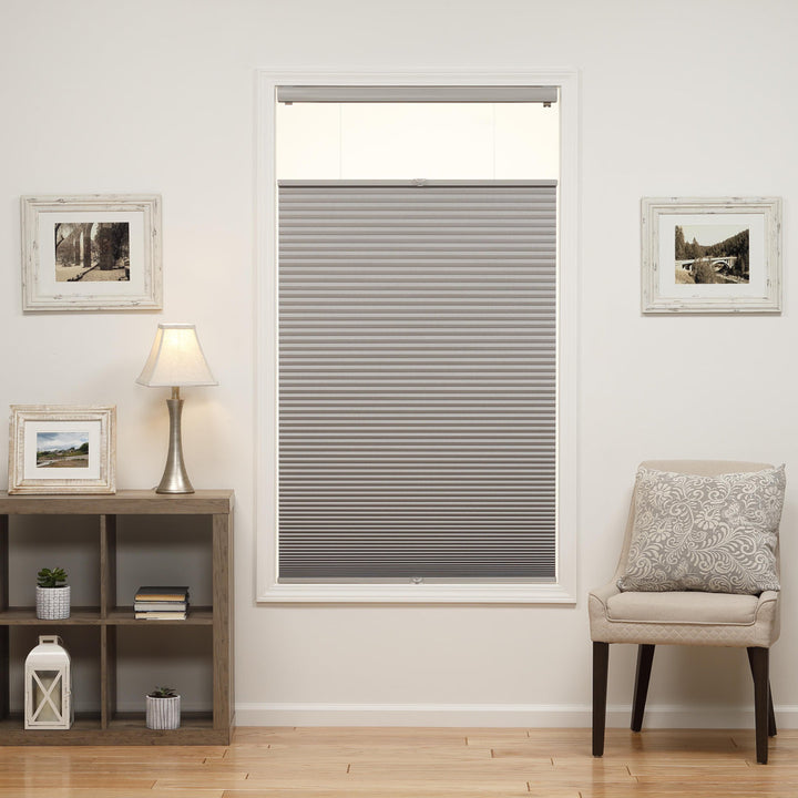 Sheba 1.5 inch Cordless Blackout Top Down bottom Up Cellular Shade Symple Stuff Blind Size: 53" W x 64" L Finish: Sterling Gray