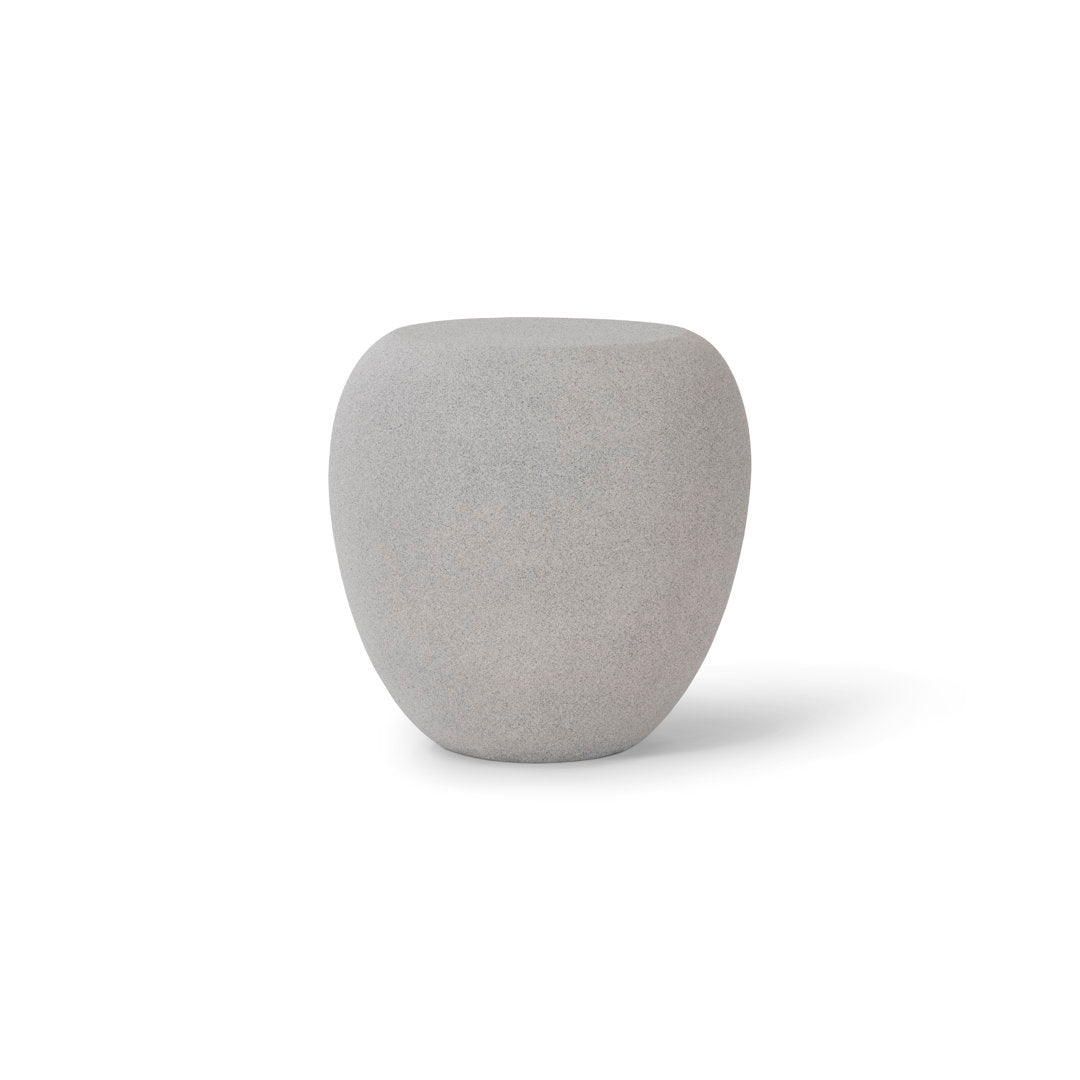 River Stone Side Table Phillips Collection Color: Dark Granite