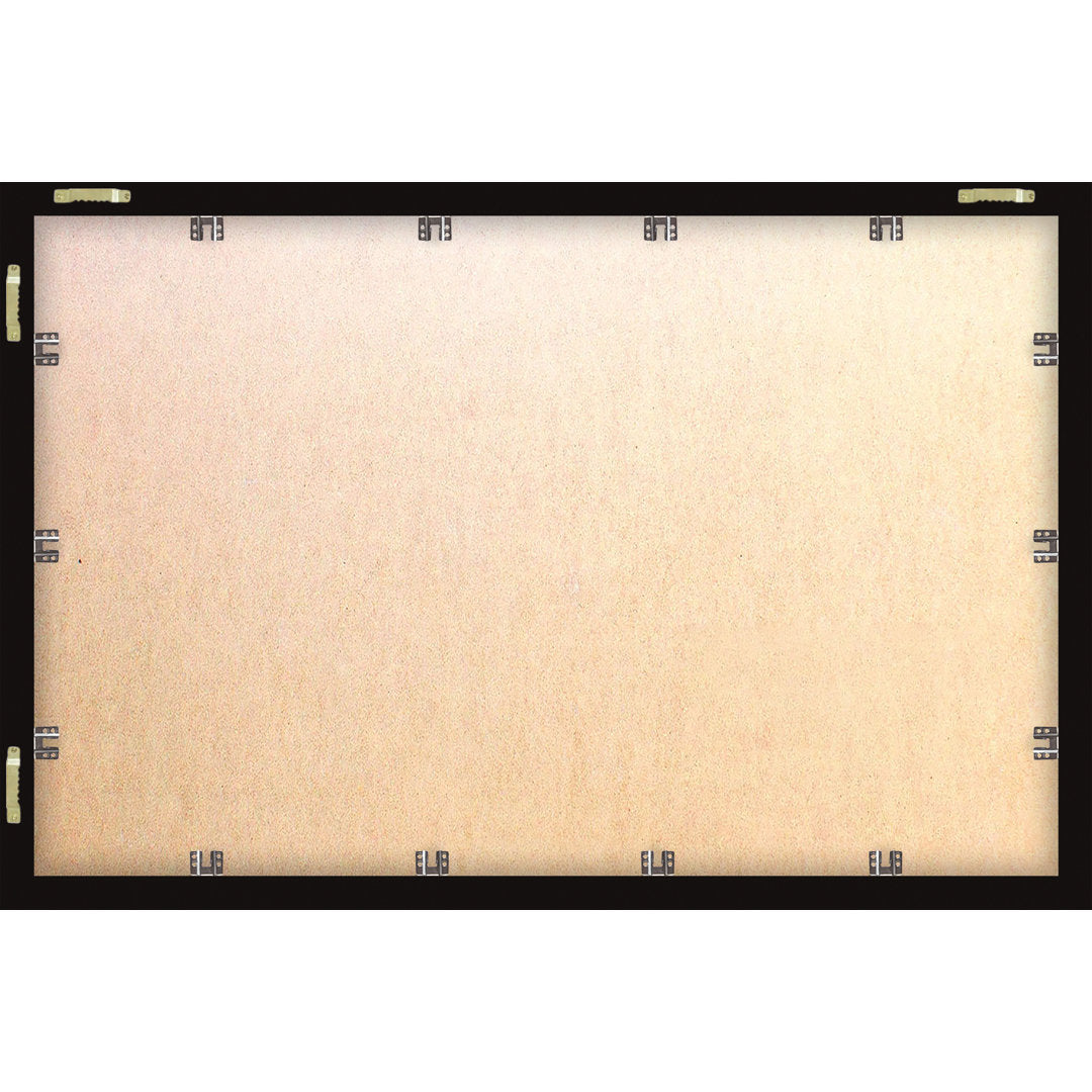 Black and White Smudges III' by Parvez Taj - Picture Frame Painting Print on Paper Williston Forge Size: 30" H x 45" W x 1.5" D