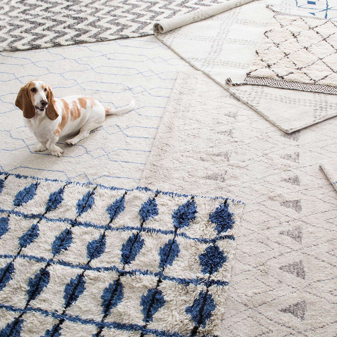 Noma Indigo Handwoven Wool Rug Dash and Albert Rugs Rug Size: Rectangle 5' x 8'