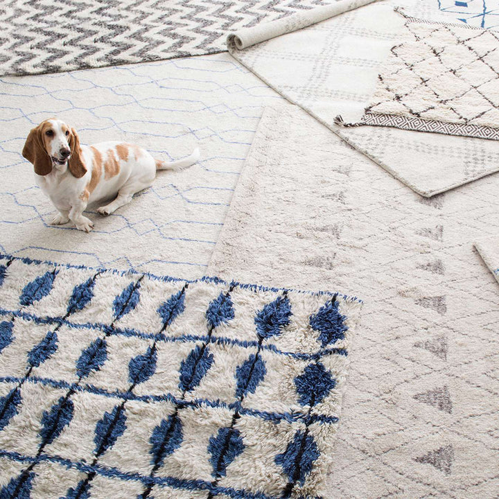 Noma Indigo Handwoven Wool Rug Dash and Albert Rugs Rug Size: Rectangle 5' x 8'