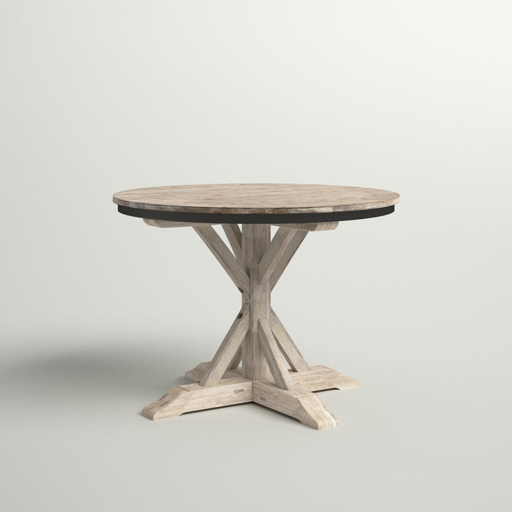 Eugley Pedestal Dining Table Sand & Stable™ Size: Counter Height (36" Height)
