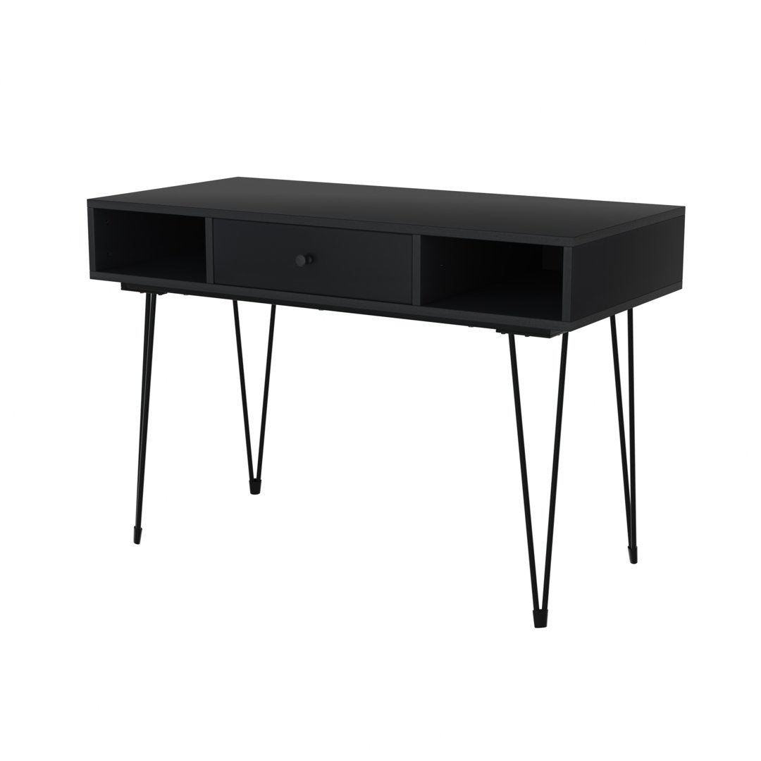Kempst Home Office Computer Writing Desk Trent Austin Design® Color: Black