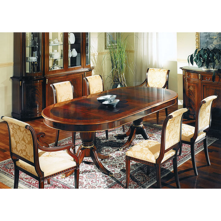 Extendable Solid Wood Dining Table David Michael