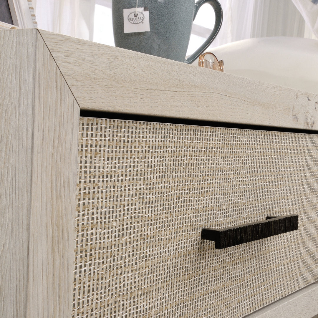 Tisdall 1 - Drawer Nightstand in Chalked Chestnut Rosecliff Heights Color: Chalked Chestnut