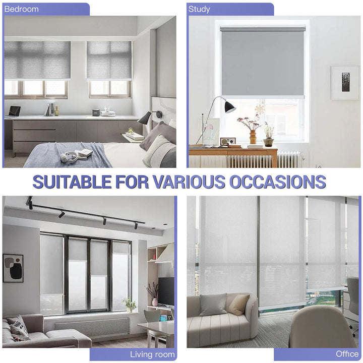 Smart Motorized Blackout White Roller Shade Symple Stuff Blind Size: 34" W x 72" L