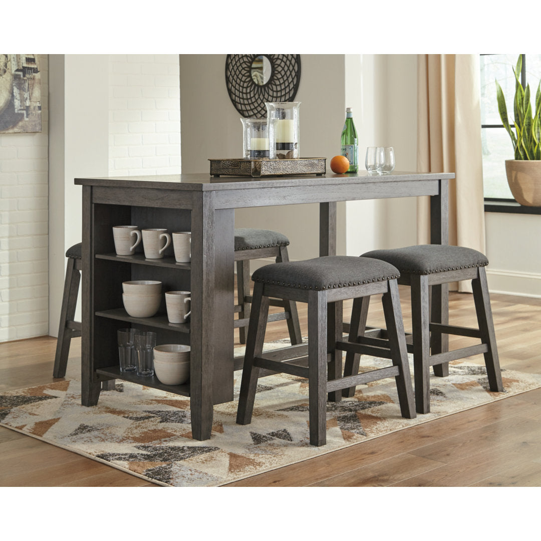 Heng Counter Height 60" Dining Table Gracie Oaks
