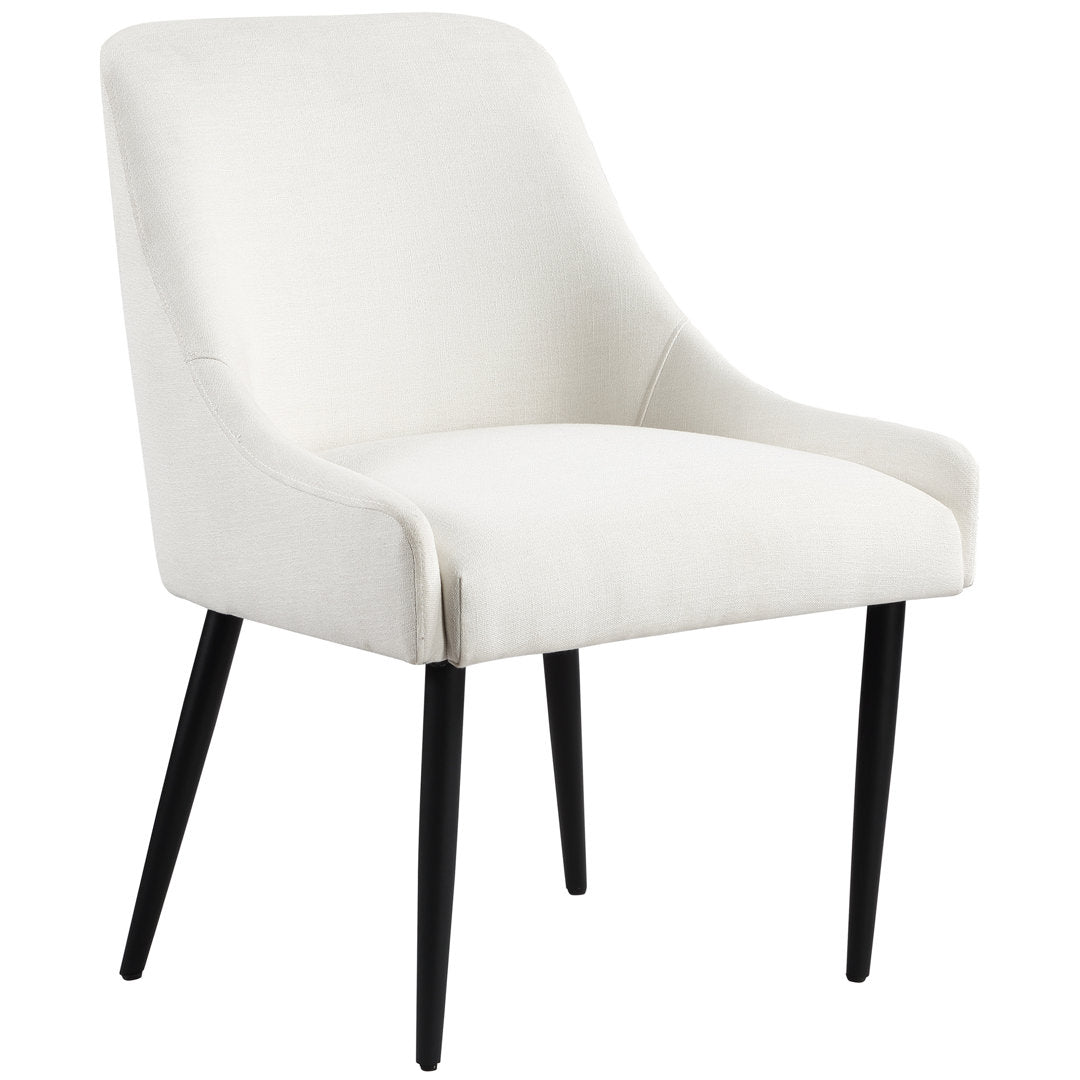 Liandra Side Chair (Set of 2) George Oliver Color: Cream Linen