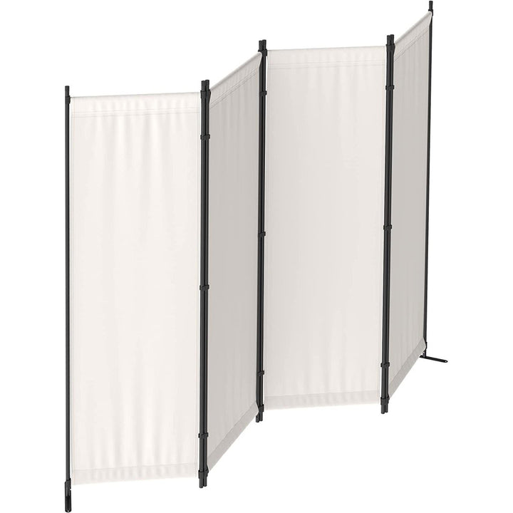 88" W x 67.5" H 4 - Panel Folding Room Divider Wade Logan® Color: White