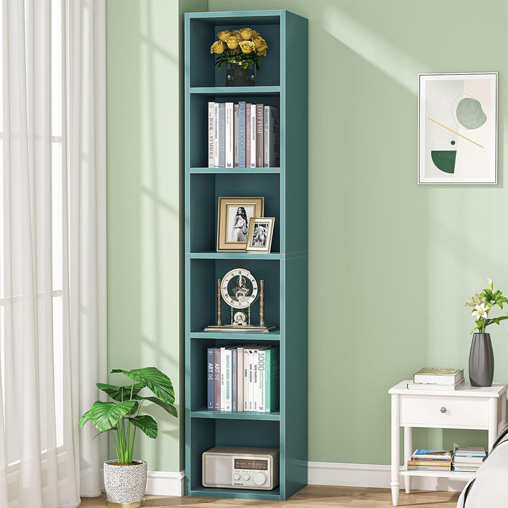 Chingford 70.87" H x 11.81" W Cube Bookcase Ebern Designs Color: Blue