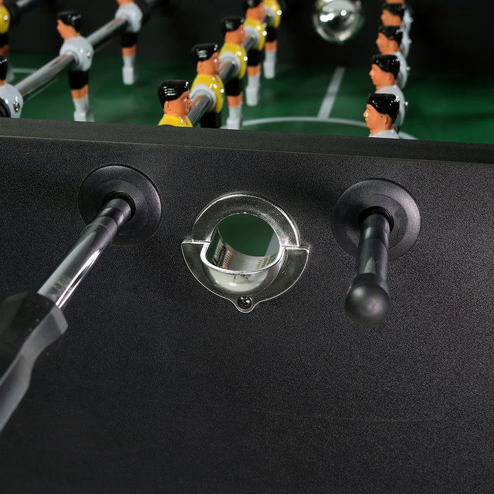 Agosto 55'' 2-Player Indoor Foosball Table with 2 Drink Holders, Black Wade Logan®