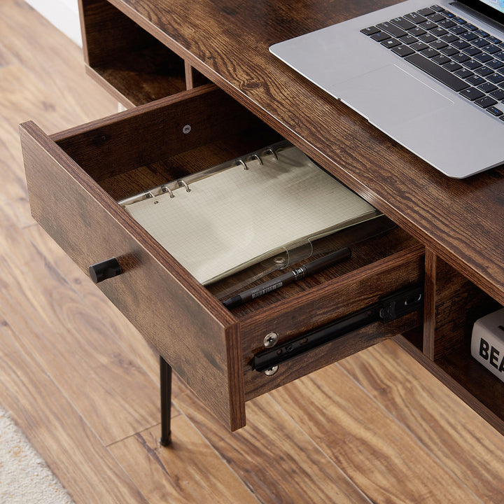 Kempst Home Office Computer Writing Desk Trent Austin Design® Color: Brown