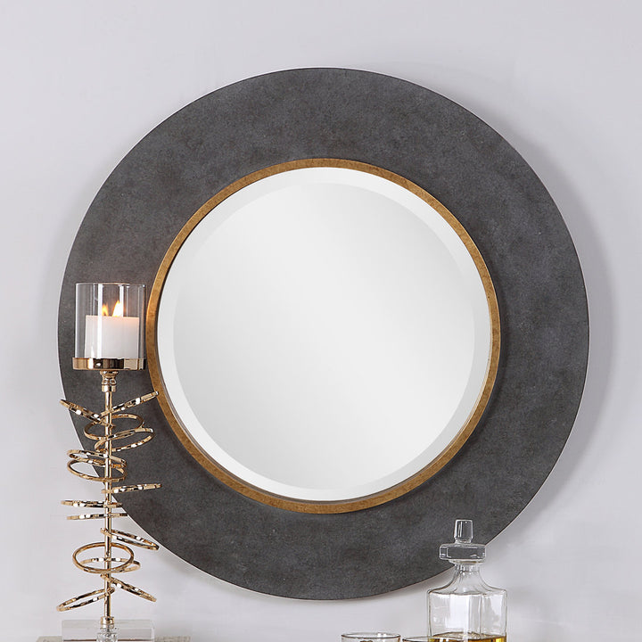 Zena Coastal Beveled Distressed Accent Mirror Greyleigh™