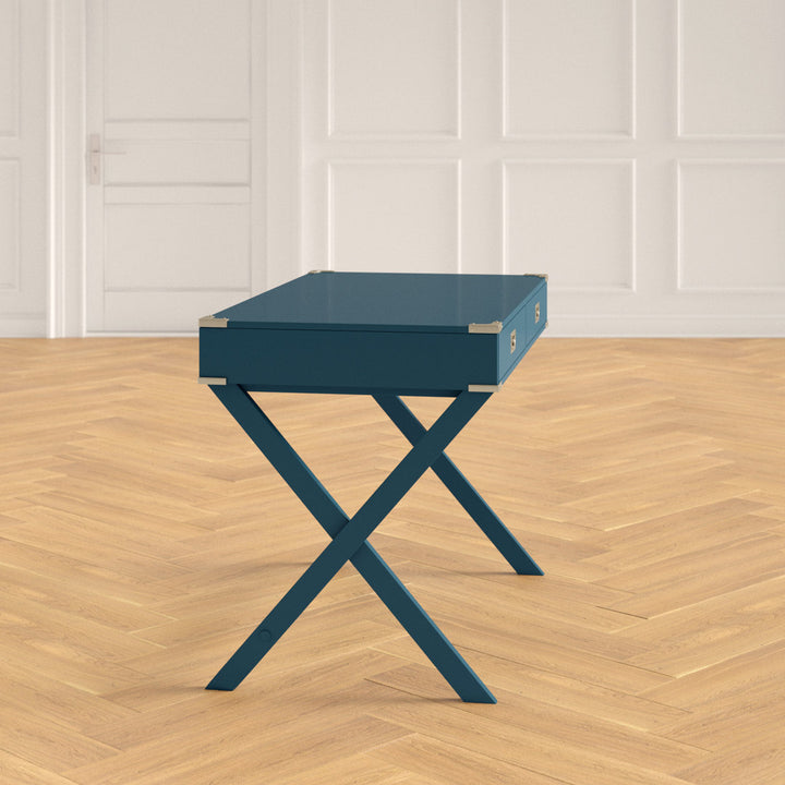 Whetzel Desk Mercury Row® Color: Steel Blue