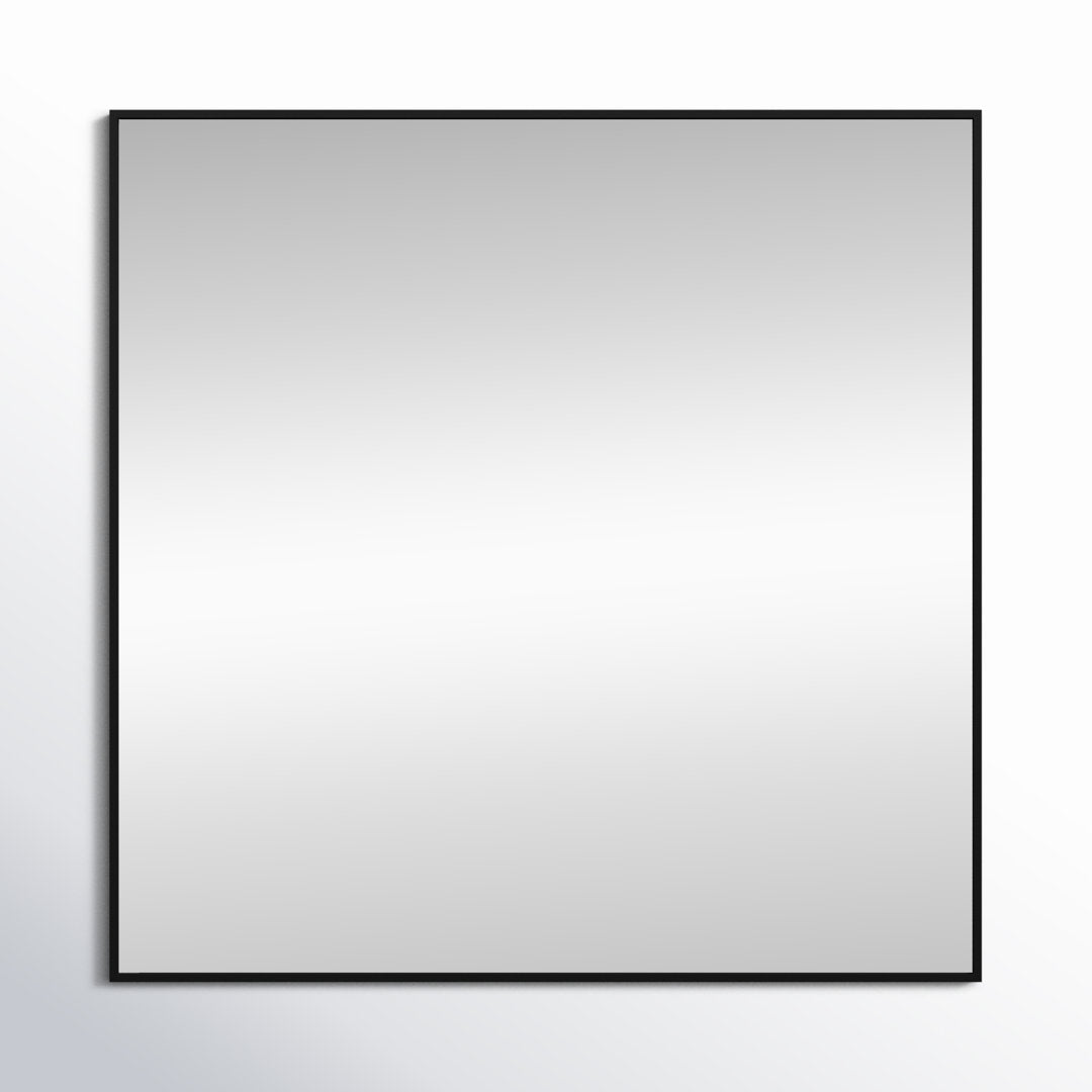 Valparaiso Accent Mirror Wade Logan® Size: 42"  x 42"  Finish: Black