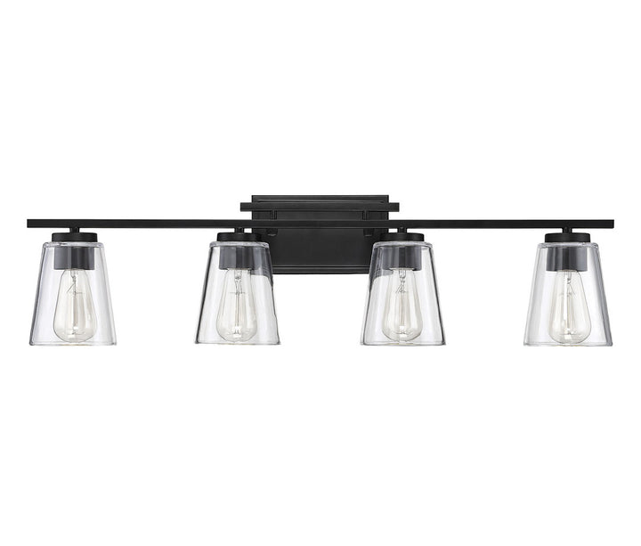 Averi 4-Light Dimmable Vanity light Three Posts™ Finish: Black