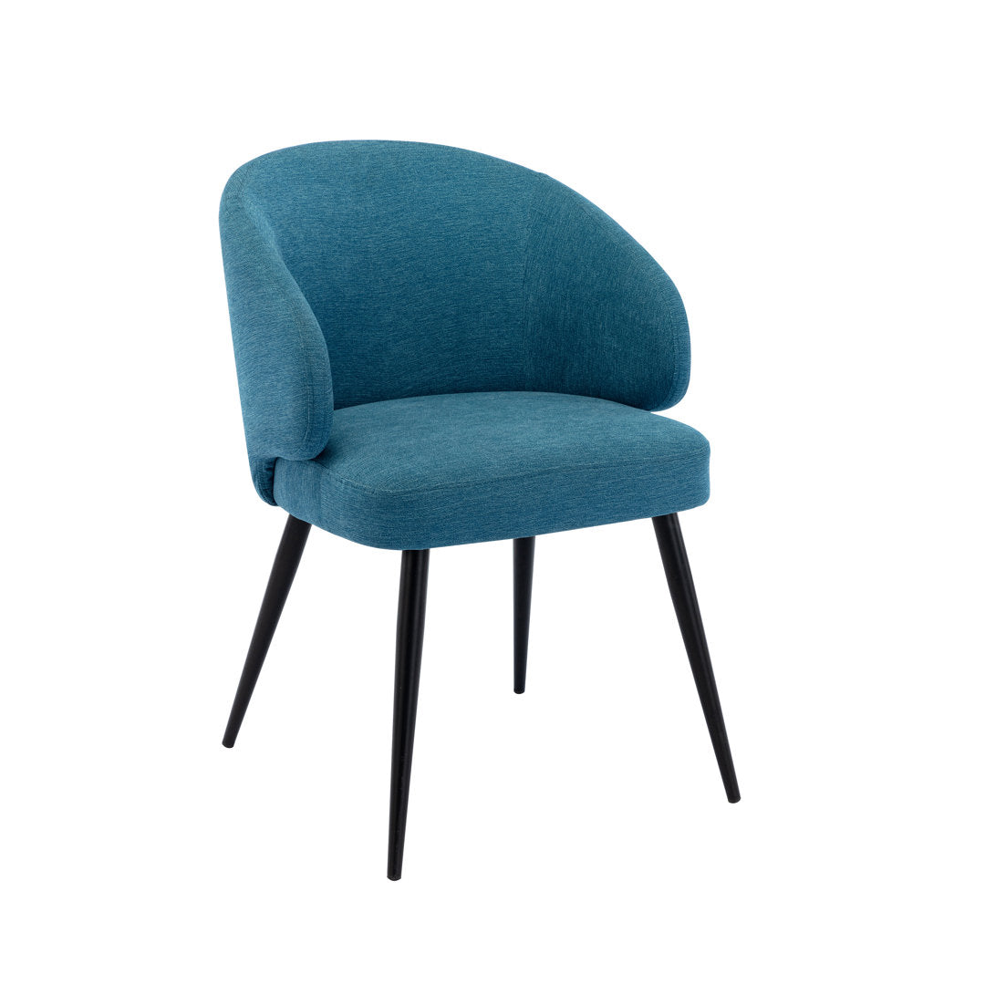 Parman Upholstered Arm Chair Mercury Row® Color: Blue