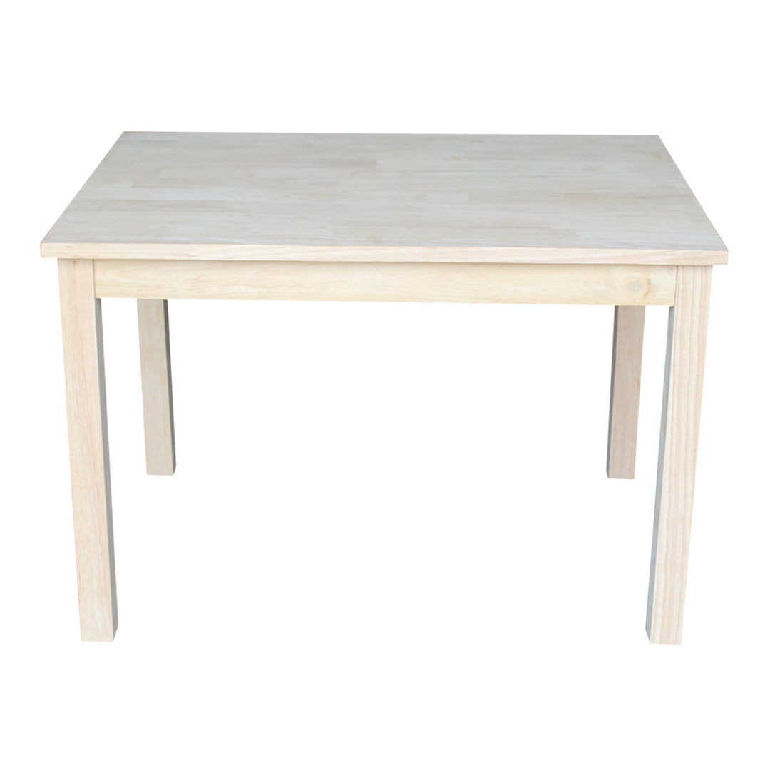 Dmitry Kids Solid Wood Rectangular Play Table and Chair Set Harper Orchard
