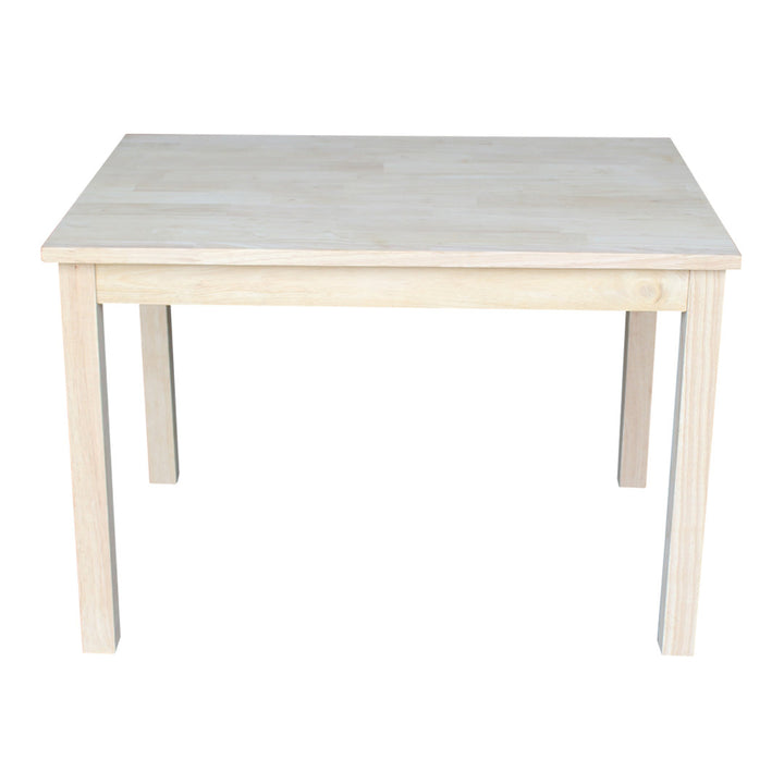 Dmitry Kids Solid Wood Rectangular Play Table and Chair Set Harper Orchard