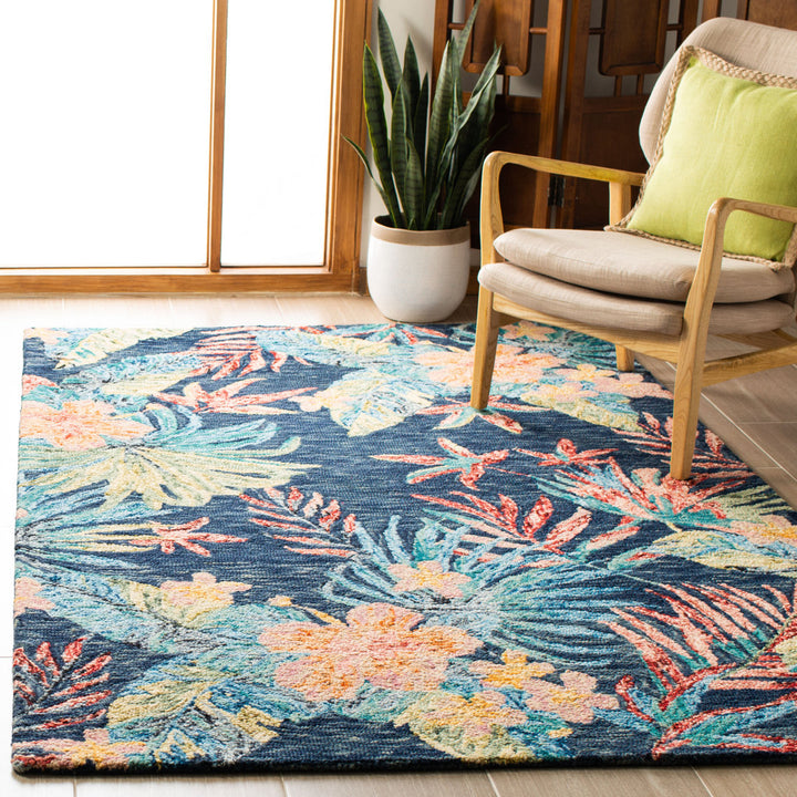 Toro Hand Tufted Wool Floral Rug Red Barrel Studio® Rug Size: Rectangle 10' x 14'
