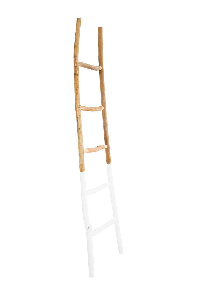 Archbald 5.9 ft Blanket Ladder Dovecove Color: Brown Dipped