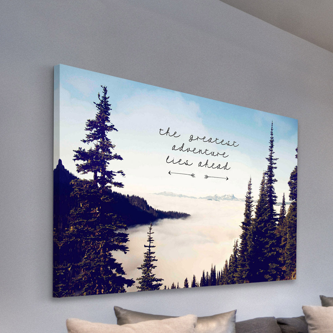 The Greatest Adventure' by Sylvia Cook Painting Print on Wrapped Canvas Marmont Hill Size: 24” H x 36” W x 1.5” D