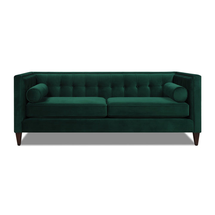 Allia 84" Tuxedo Arm Sofa Langley Street® Upholstery Color: Evergreen Velvet