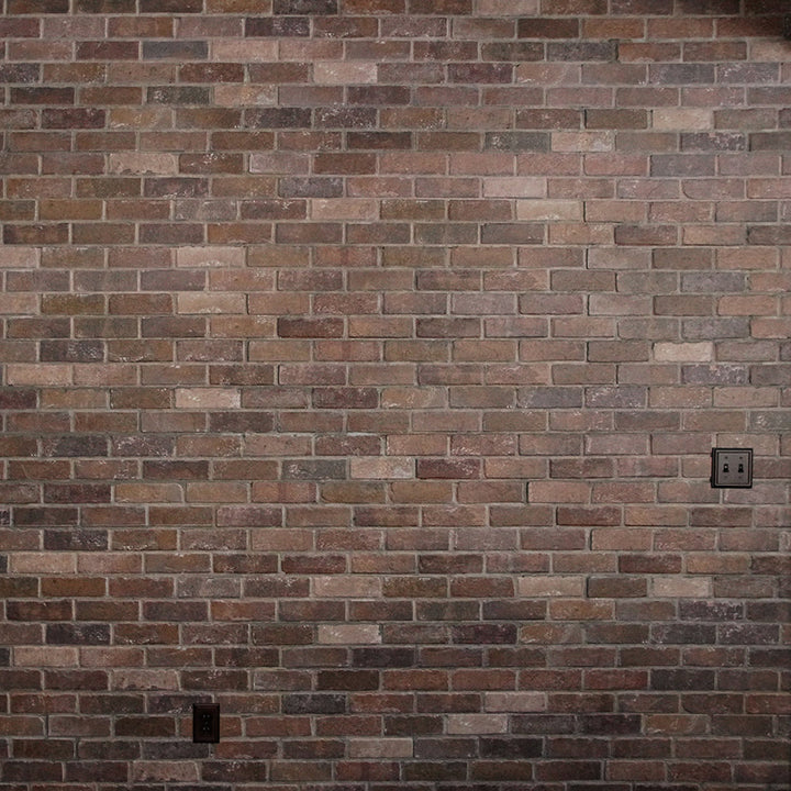 Brick 5.75" x 45" Peel and Stick Wall Paneling Ninth & Vine Color: Brownstone