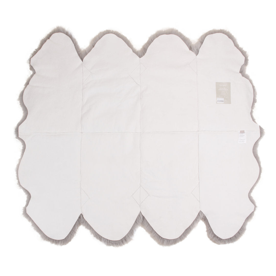 Kowal Sheepskin Area Rug in Chateau Gray Joss & Main Rug Size: Novelty 5'6" x 7'