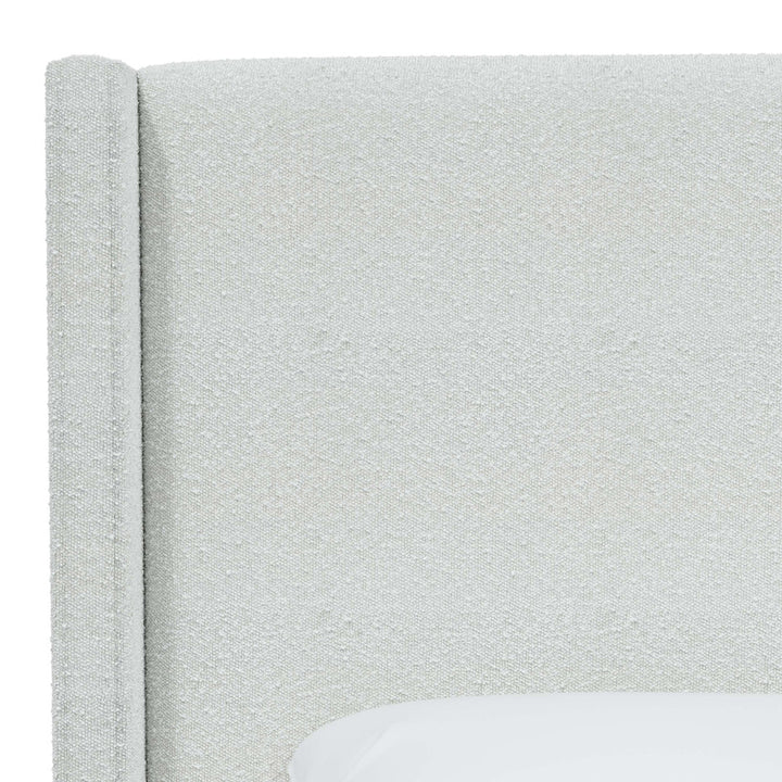 Hanson Upholstered Standard Bed Joss & Main Color: Classic Ivory Boucle Size: Twin