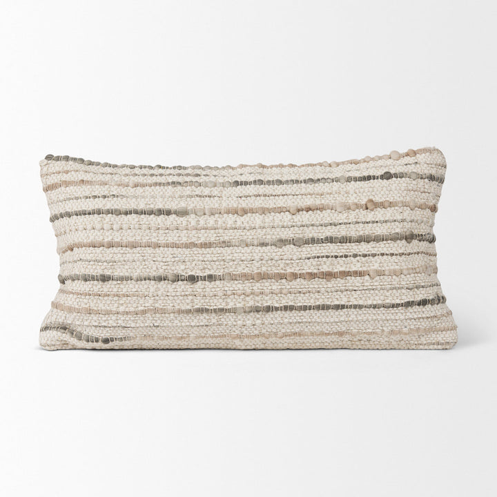 Elgan Cotton Blend/Canvas Lumbar Rectangular Pillow Cover Mercana