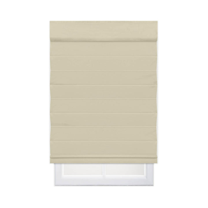 Cordless Blackout 100% Cotton Roman Shade with Cellular Shade Backing Symple Stuff Size: 67"W x 72"L Finish: Khaki