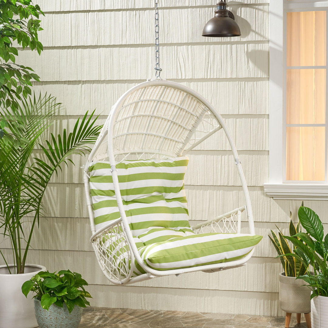 Berkshire Porch Swing Bayou Breeze Color: White/Green
