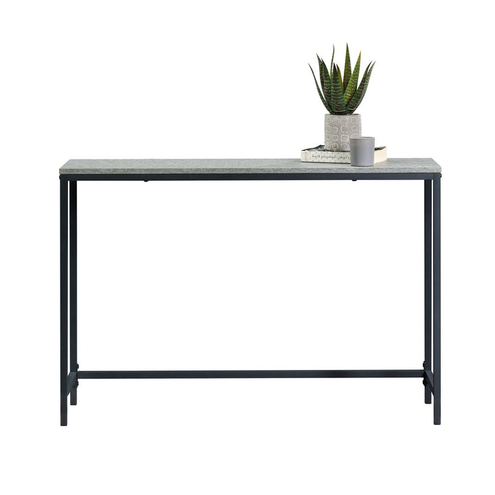 Arturs 41.5" Console Table 17 Stories Table Top Color: Faux Concrete