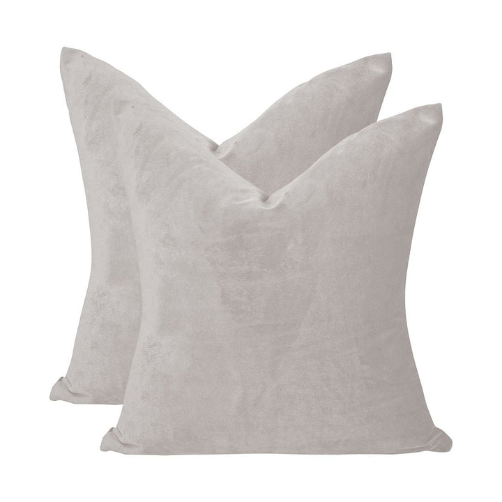 Velvet Throw Square Pillow Cover (Set of 2) Lilijan Home & Curtain Color: 16 Thistle Size: 16" x 16"
