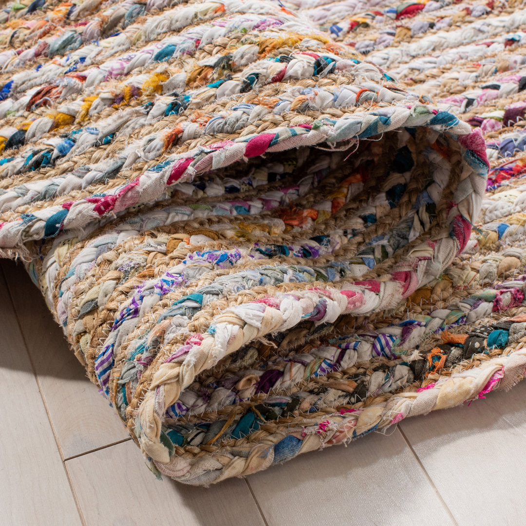 Herzig Hand-Woven Flatweave Cotton Multicolor Area Rug Langley Street® Rug Size: Runner 2'3" x 20'